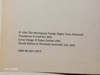 Ernest Hemingway 'Slnko aj vychadza' - 4