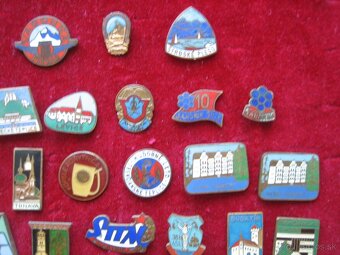 staré odznaky Slovensko miestopis mestá obce. - 4