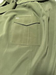 Khaki zavinovacia kapsáčová sukňa zn. LIU JO originál - 4