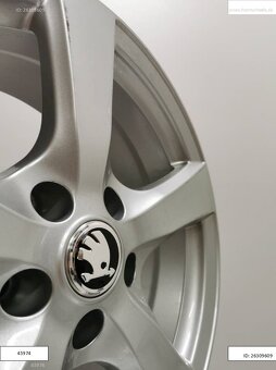 Alu disky Škoda Superb, Karoq, Octavia R17 5x112 7,5J ET37 1 - 4