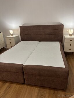 Manželská posteľ s odkladacím priestorom - 4