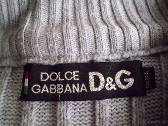 Dolce Gabbana pánsky sveter vlna L-M - 4