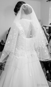 Biele svadobné šaty - 4