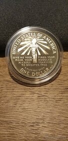 Statue of Liberty Silver Dollar Proof 1986s Strieborná proof - 4