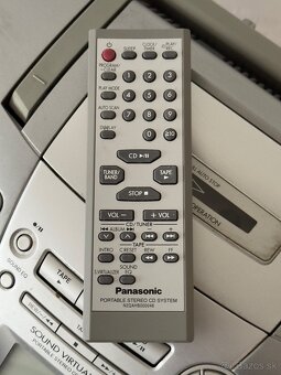 Panasonic rádiomagnetofón s CD - 4
