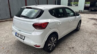 DACIA SANDERO 1,0 LPG,74 KW,ROK 2024,NAJ 56 TKM,KLIMA,DOHODA - 4