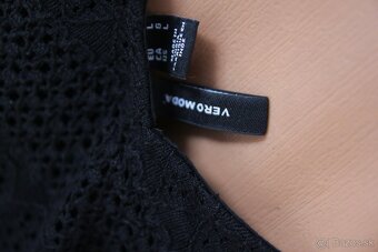 Čierny čipkovaná top, Vero Moda - 4