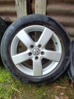 VW Kolesá s pneu 5x112 6,5Jx16H2 ET50 205/55 R16 - 4