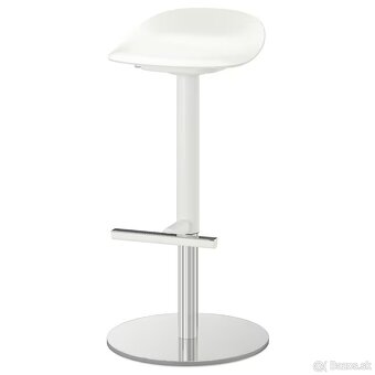Barova stolicka ikea JANINGE, biela - 4