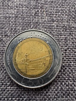 Taliansko: 500 Lír 2 ks (1986, 1984) + 100 Lír 2 ks + 50 Lír - 4