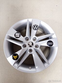 Alu Disky Škoda R17 5x112 Et41 6.5J Audi Volkswagen - 4