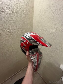 Celotvárová motocyklová prilba - 4