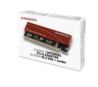 AXAGON PCIe M.2 NVMe adaptér + chladič (použitý) - 4
