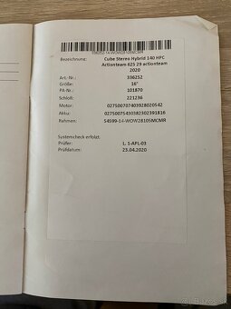 Predám elektrobicykel Cube - 4