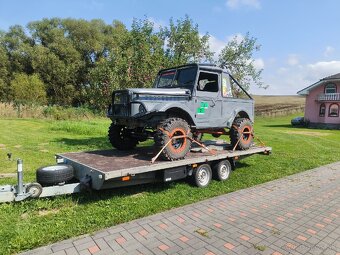 Dvojnapravovy prívesný vozík 2.6 t UNIKOL - 4