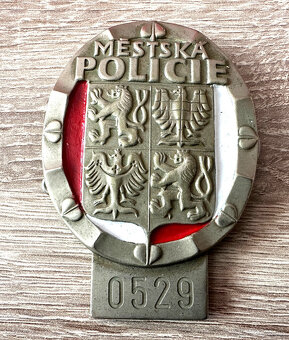 Městská Policie odznak ČR placka - 4
