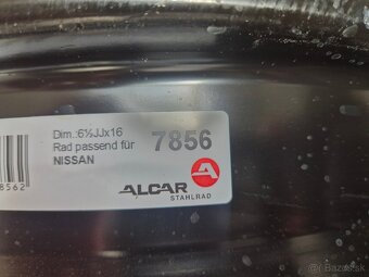 5x105 r16 ET41 x 6,5J disky OPEL - 4