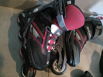 Korčule Rollerblade + prilba, chrániče, vak - 4