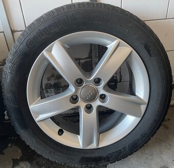 5x112 R16 6J ET50 Audi + 205/55 R16 zimné - 4