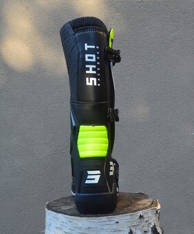 SHOT čižmy boty žlté biele čierne - 4