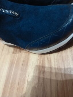 Tmavomodré vysoké tenisky - 4