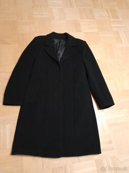 Dámsky  čierny kabát - 4