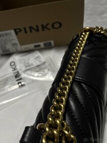 Kožená kabelka PINKO LOVE ONE MINI - 4