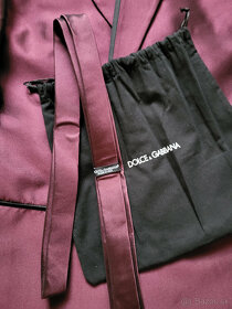 Luxusný svadobný oblek smoking Dolce & Gabbana Made in Italy - 4