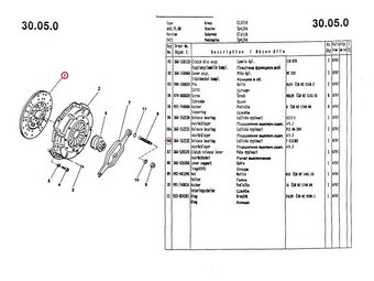 Lamela spojky D310 mm Avia A60/75 - 4