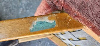 Retro kreslo halabala - 4