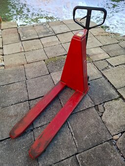 Ručný nožnicový paletový vozík - 4