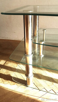 Konferenčný stolík sklenený - 4