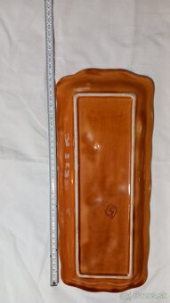 Stará  glazovaná tácka - 4