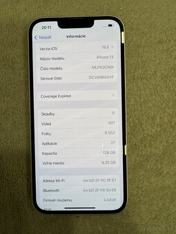 iPhone 13 128GB, farba Starlight - 4