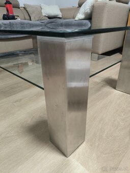 Sklenený konferenčný stolík - 4