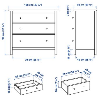 komoda Hemnes - 4
