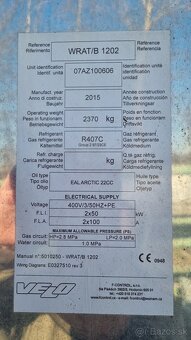 Chladiaci agregát VELO, Model WRAT/B 1202 - 4