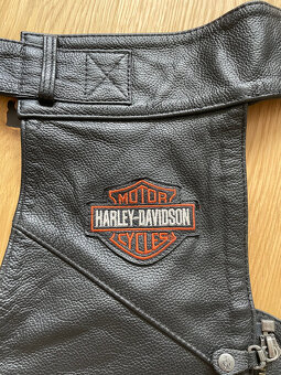 kožené čepsy / návleky Harley Davidson - 4