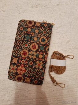 Crossbody peňaženka - korková - 4