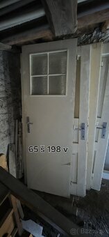 Vintage drevené dvere - 4