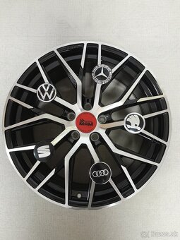 Alu Disky R18 5x112 Et30 8J MAM RS4 BFP Seat Škoda Audi Vw - 4
