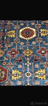 Ručne vyrobený perzký koberec Kazak Gul - 4