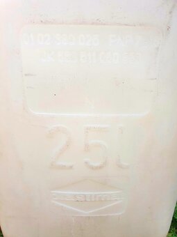 Kanister, bandaska 3x 25 l, 2x 10 - 4