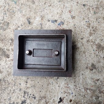 Liatinové dvierka na pec vrchné malé - 4