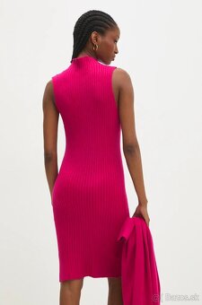 Úpletové šaty a kardigán FUKSIA - 4