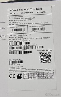 PREDÁM TABLET LENOVO TAB M10 - NOVÝ - 4