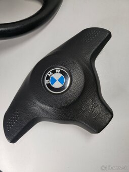 M-packet M-tech BMW kožený volant s airbagom e34 e38 - 4