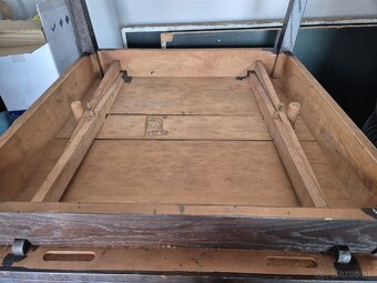 Predám stôl Masív 1954r.v na stitku - 4