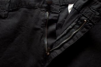 Čierne pánske krátke nohavice, v. XL/XXL - 4