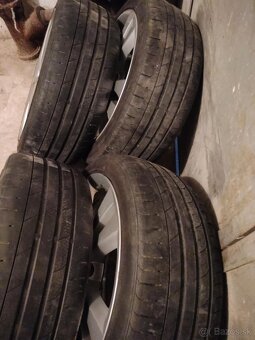 4ks alu disky orig. Škoda 5x112 R18 pneu 225/40 r18 - 4